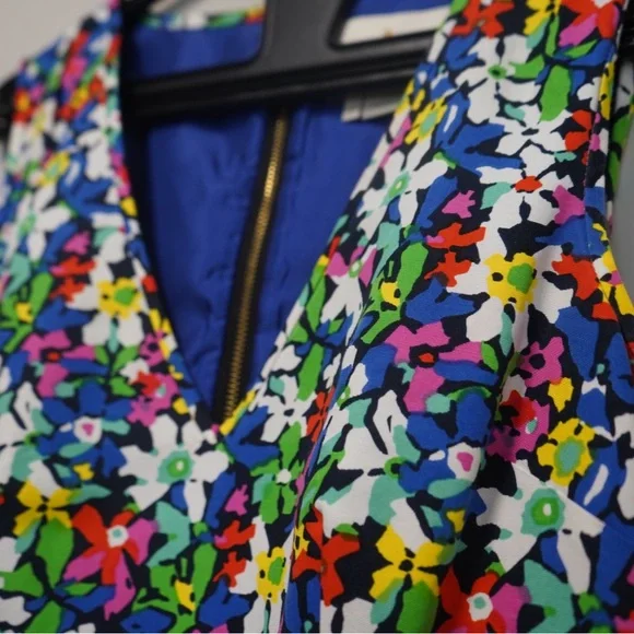 Kate Spade Multicolor Floral Midi Dress - Picture 2 of 5